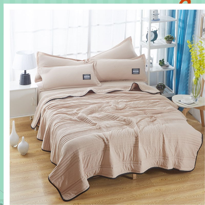 Cooling Blankets Pure Color Summer Quilt Plain Summer Cool Quilt Compressible