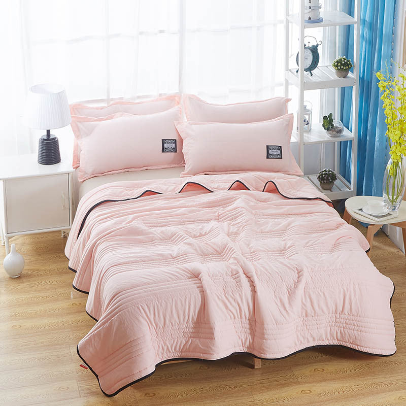 Cooling Blankets Pure Color Summer Quilt Plain Summer Cool Quilt Compressible
