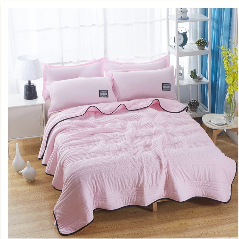 Cooling Blankets Pure Color Summer Quilt Plain Summer Cool Quilt Compressible