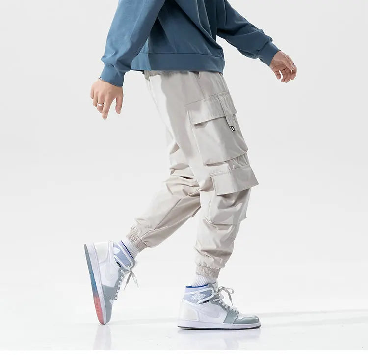 ✨ KK BRAND BLACK / GRAY / OFF-WHITE HAREM 6-POCKET TROUSERS FOR MEN | 2025