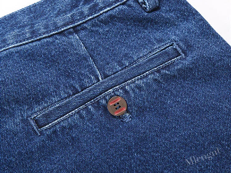 🖤 KK BRAND Men’s High-Waist Loose Fit Stonewashed Jeans – Streetwise Comfort Meets Premium Craftsmanship 🖤 |2025