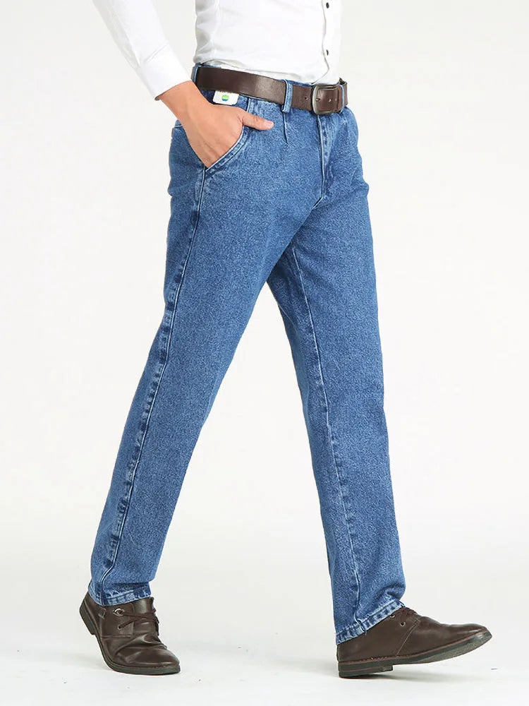 🖤 KK BRAND Men’s High-Waist Loose Fit Stonewashed Jeans – Streetwise Comfort Meets Premium Craftsmanship 🖤 |2025