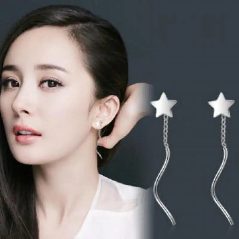 2018 New Cross Imitation Pearl Earrings Long Simple Fashion Earrings Women Wedding Jewelry Boucles D'oreilles Pour Les Femmes