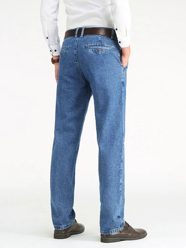 🖤 KK BRAND Men’s High-Waist Loose Fit Stonewashed Jeans – Streetwise Comfort Meets Premium Craftsmanship 🖤 |2025