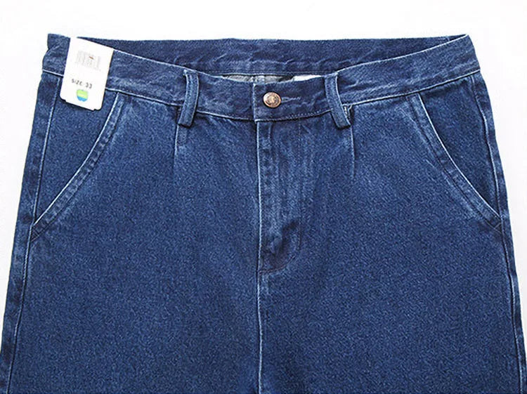 🖤 KK BRAND Men’s High-Waist Loose Fit Stonewashed Jeans – Streetwise Comfort Meets Premium Craftsmanship 🖤 |2025