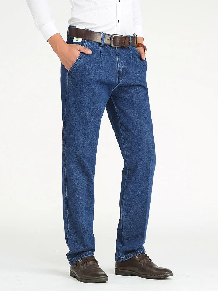 🖤 KK BRAND Men’s High-Waist Loose Fit Stonewashed Jeans – Streetwise Comfort Meets Premium Craftsmanship 🖤 |2025