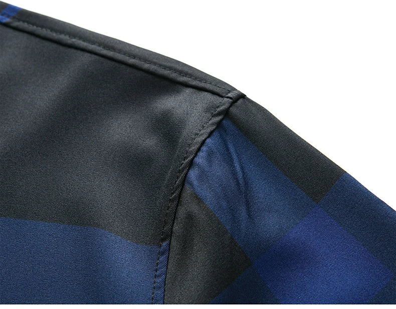 ✨ BY KK BRAND MEN’S STRIPED CHECKERED SHIRT – ALL SEASONS  SHARP BROADCLOTH TEXTURE | MODERN CHECKERED STYLE | 2025