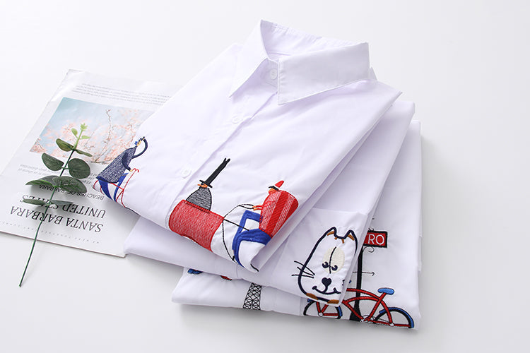 KK BRAND Women's Cotton Linen Short Sleeve Lapel Button-Down Shirt – Summer | 2025