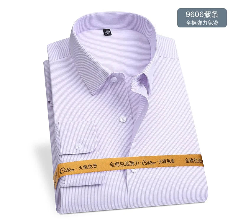 KK BRAND FULL-LINED MEN’S BODY-FIT DRESS SHIRT – SPRING 2025 EDITION