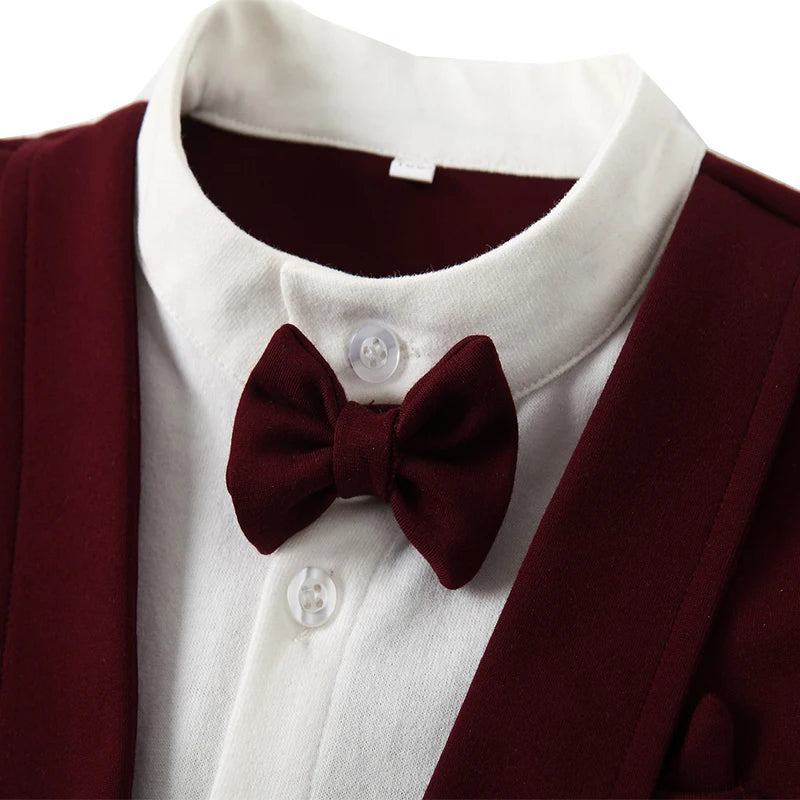 KK BRAND -Kids’ 3-Piece Gentleman Suit Set –  For birthdays, weddings, or special family events 2025