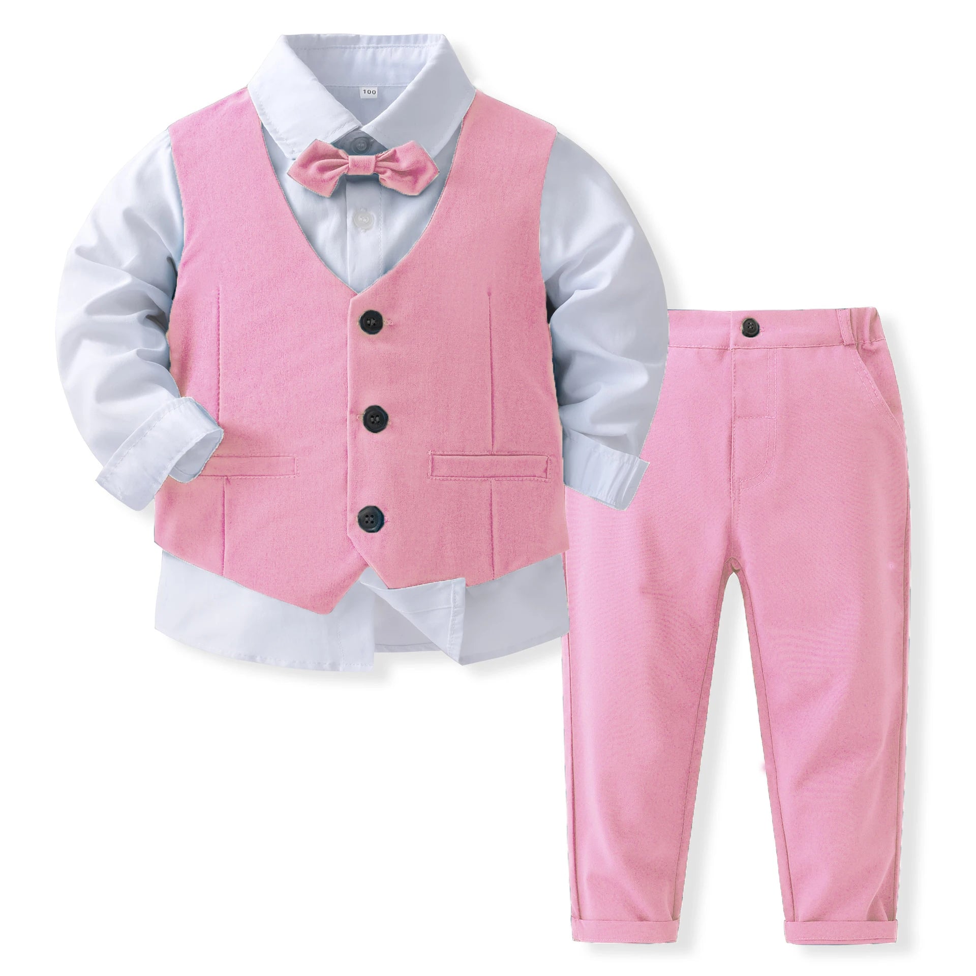 👔 Kids Boy Gentleman 4-Piece Clothing Set – Formal Style for Little Gentlemen .STYLISH DRESS FOR KIDS   2025
