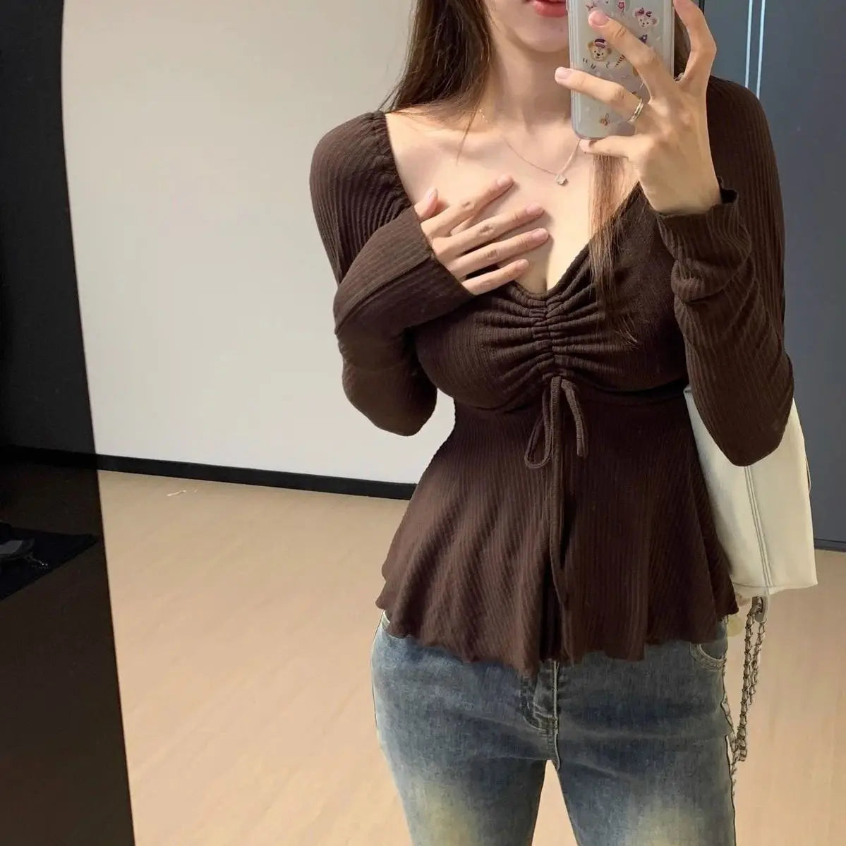 👚 KK BRAND WOMEN’S STYLISH V-NECK T-SHIRT TOP – SPRING - SUMMER | 2025