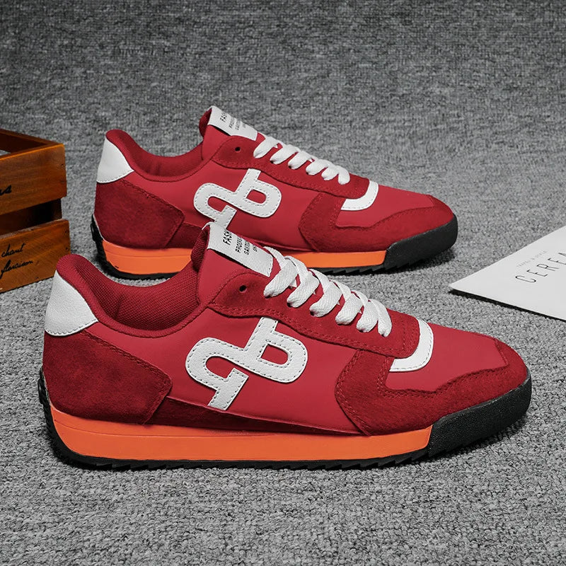 Men's Dark Brown Fur Casual Joggers – Height Increasing Comfort Shoes | KK BRAND 2025