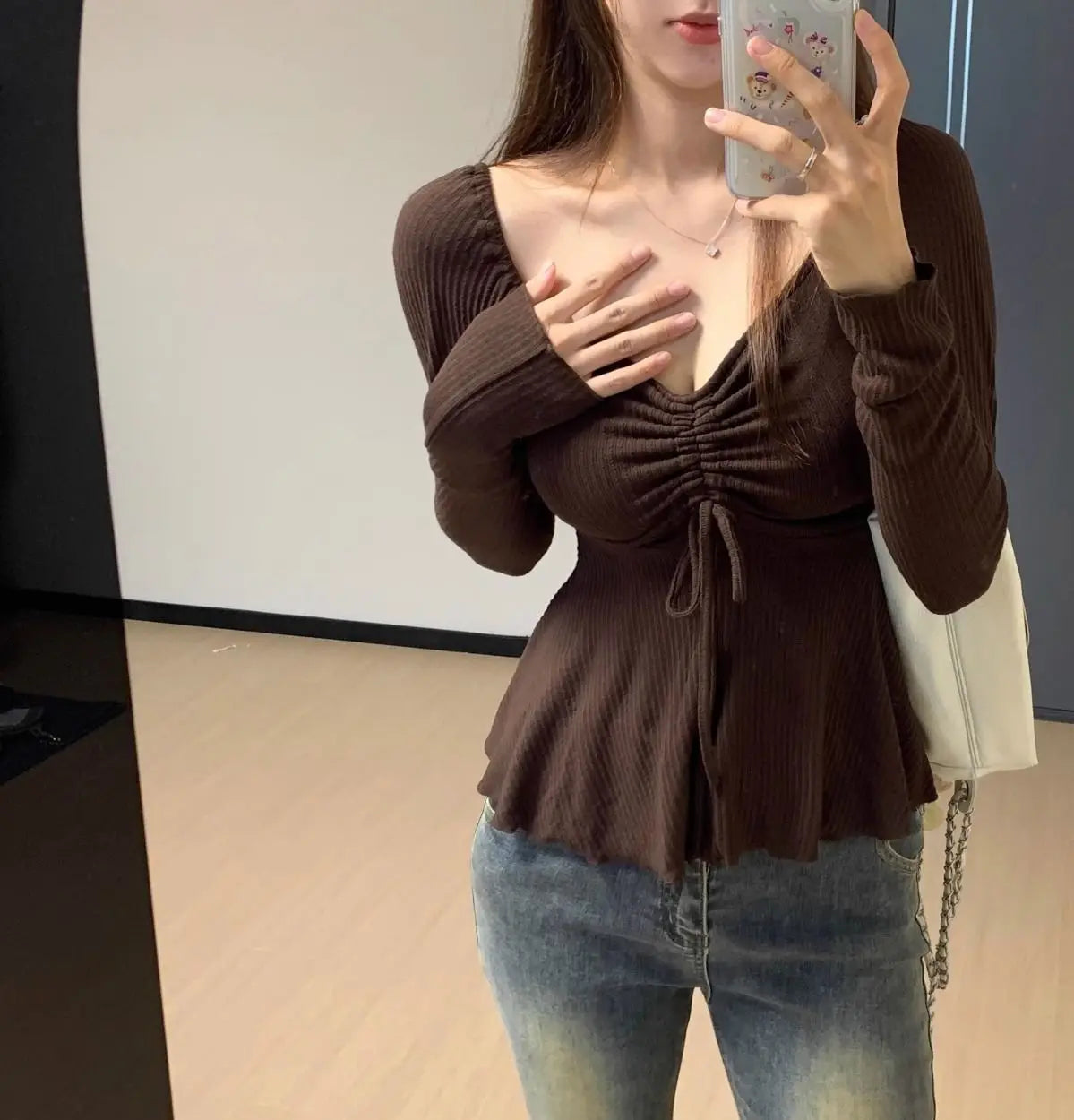 👚 KK BRAND WOMEN’S STYLISH V-NECK T-SHIRT TOP – SPRING - SUMMER | 2025