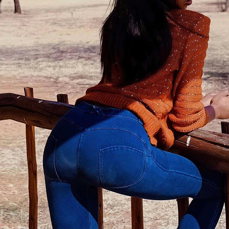 ✨ KK BRAND |  WOMEN'S STYLISH FAUX DENIM FLEECE JEANS PANTS | Bold. Sculpted. Elevated | 2025