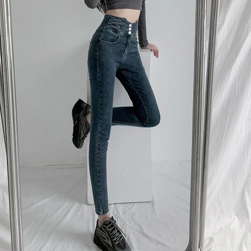 ✨ KK BRAND LIGHTCOLORS DENIM SKINNY DENIM JEANS FOR WOMEN | 2025