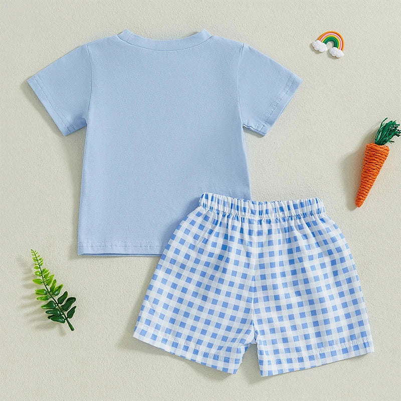 🐰 Toddler Baby Boys Easter 2-Piece Outfit – | 2025