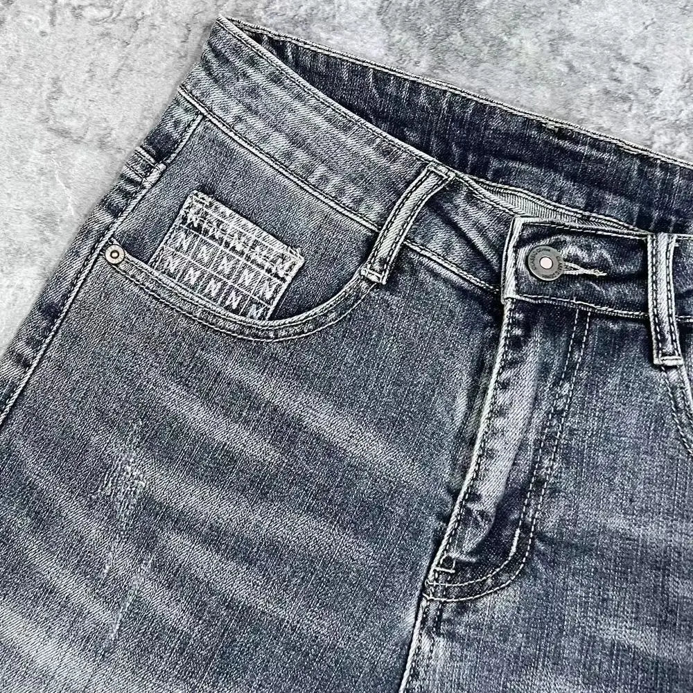 KK BRAND Men's Designer Denim Shorts – Trendy, Stretchy, and Perfect for Summer