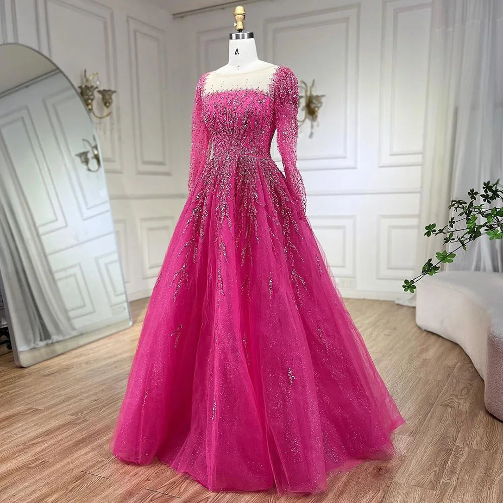 💫 Exquisite Full-Sleeve Tulle A-Line Dress – KK BRAND Signature Elegance  women and girls who appreciate timeless beauty. 2025