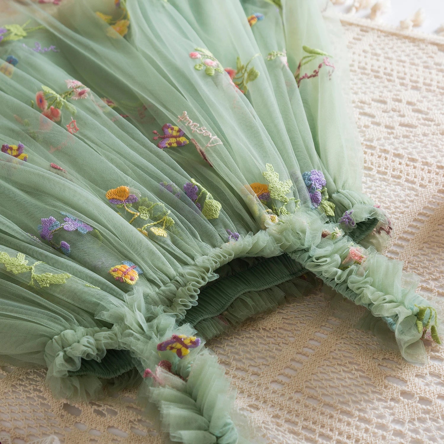 Little Princess Backless Embroidered Dress – Spring Ball Gown by KK BRAND 2025