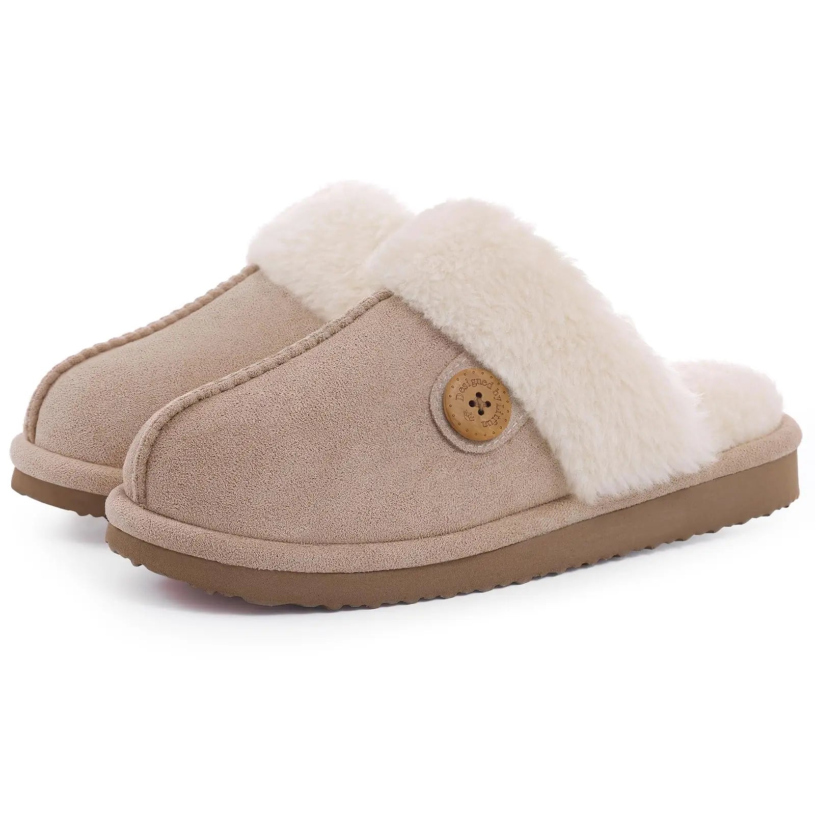 KK BRANDS WOMEN'S FAUX FUR SLIPPERS – COZY INDOOR STYLE WITH LUXE COMFORT | 2025