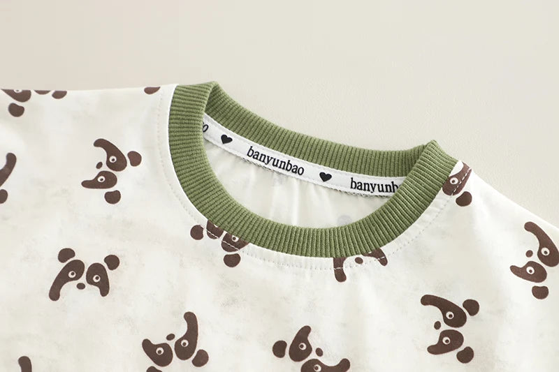 Toddler Boys’ Summer Panda Set – 2-Piece Cotton T-Shirt & Shorts Outfit By KK BRAND| 2025