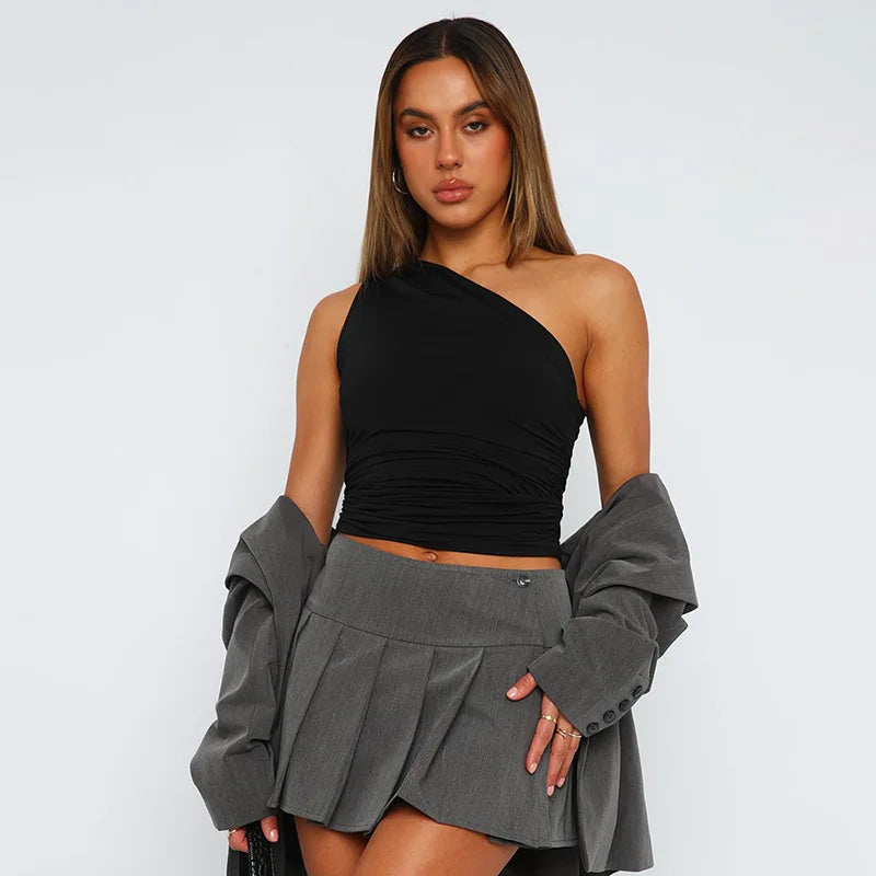 BY KK BRAND – Solid Color Bra Vest Tops  Summer |2025 Collection