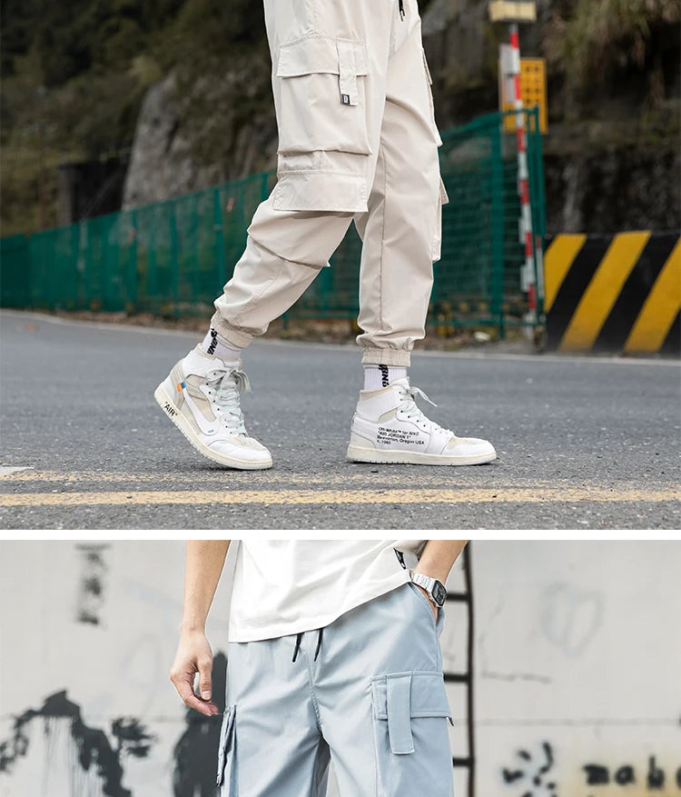 KK BRAND – Men’s Tapered Utility Trousers Effortless street style meets everyday comfort STYLE OF COLOR Black, Khaki, Light Grey, and Light Blue IN 2025