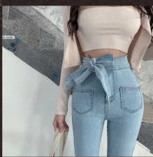 ✨ KK BRAND LIGHT BLUE & LIGHT BLACK CURVE FIT DENIM JEANS FOR WOMEN | 2025