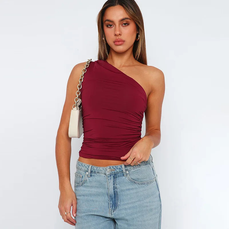 BY KK BRAND – Solid Color Bra Vest Tops  Summer |2025 Collection