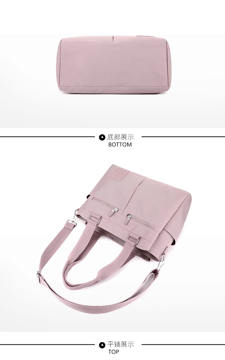 👜 KK BRAND – Leather-Nylon Shoulder Tote Bag Where Elegance Meets Everyday Function 2025