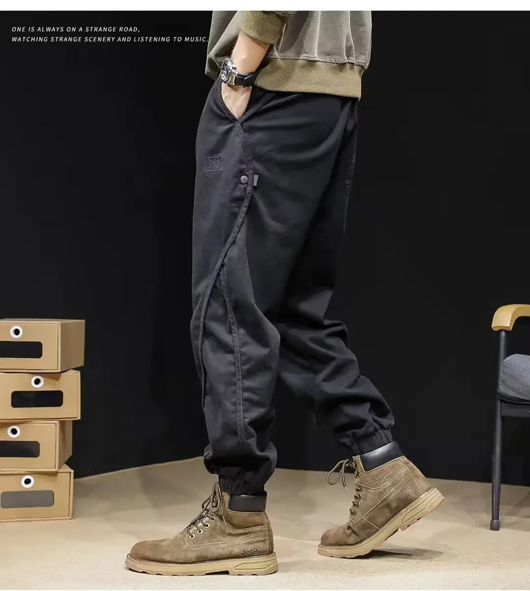 🖤 MEN’S CROSS-PANT STYLE ANKLE-LENGTH TROUSERS – KK BRAND SMART CASUAL EDIT 🖤Workwear Pants Men's 2025 Spring New Fashion Designer Loose Fitting