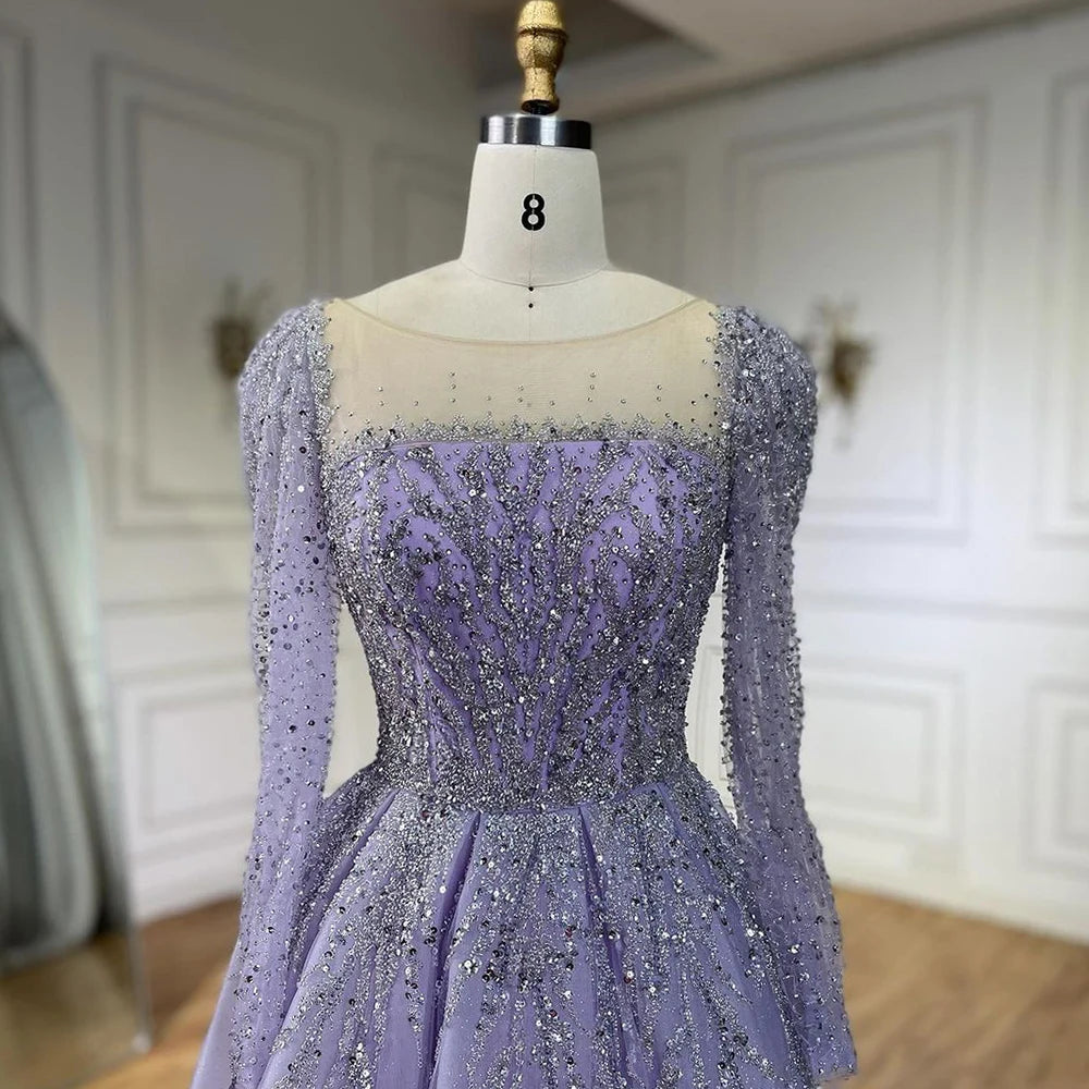 💫 Exquisite Full-Sleeve Tulle A-Line Dress – KK BRAND Signature Elegance  women and girls who appreciate timeless beauty. 2025