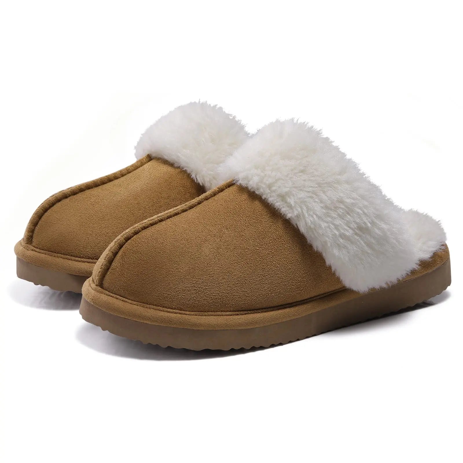 KK BRANDS WOMEN'S FAUX FUR SLIPPERS – COZY INDOOR STYLE WITH LUXE COMFORT | 2025