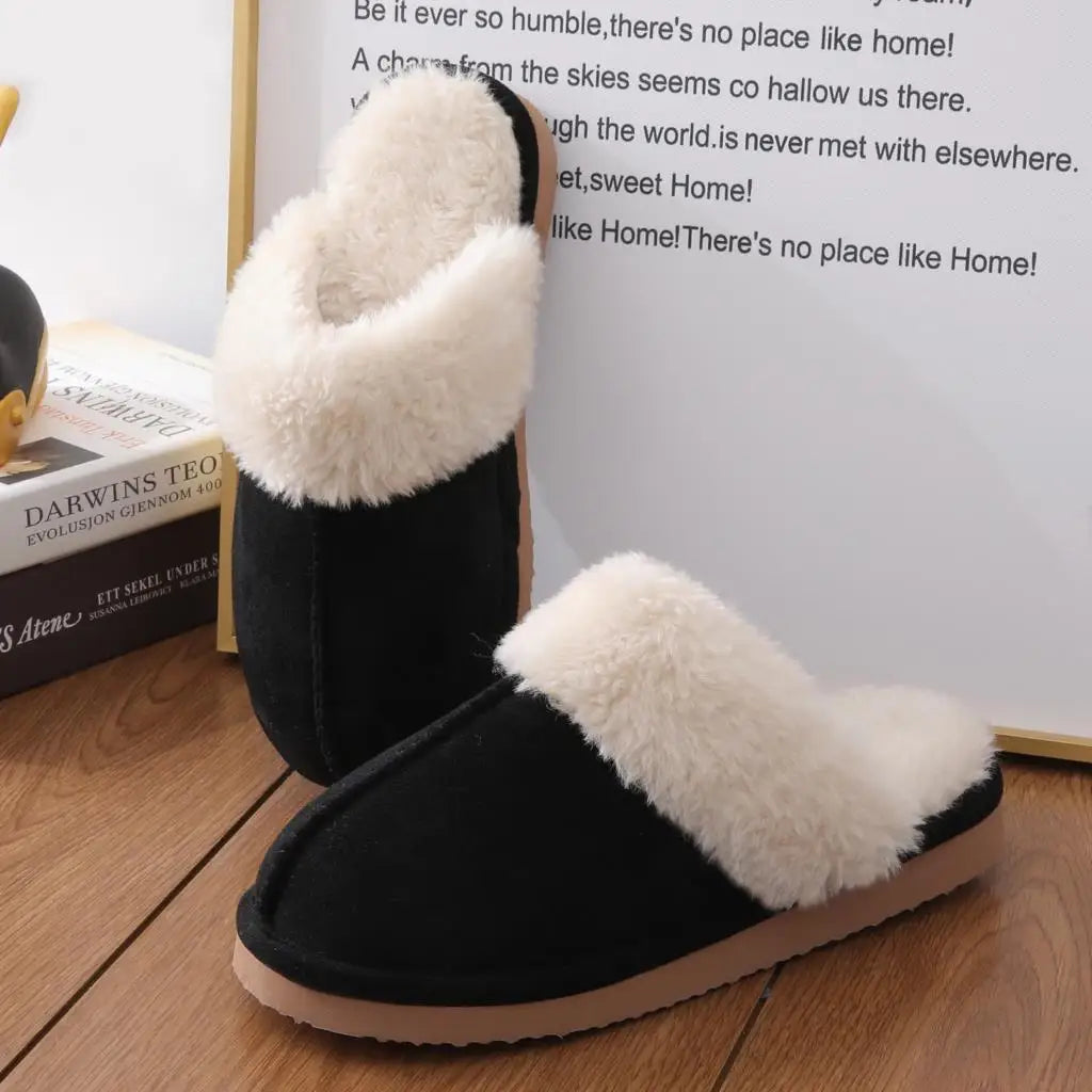 KK BRANDS WOMEN'S FAUX FUR SLIPPERS – COZY INDOOR STYLE WITH LUXE COMFORT | 2025