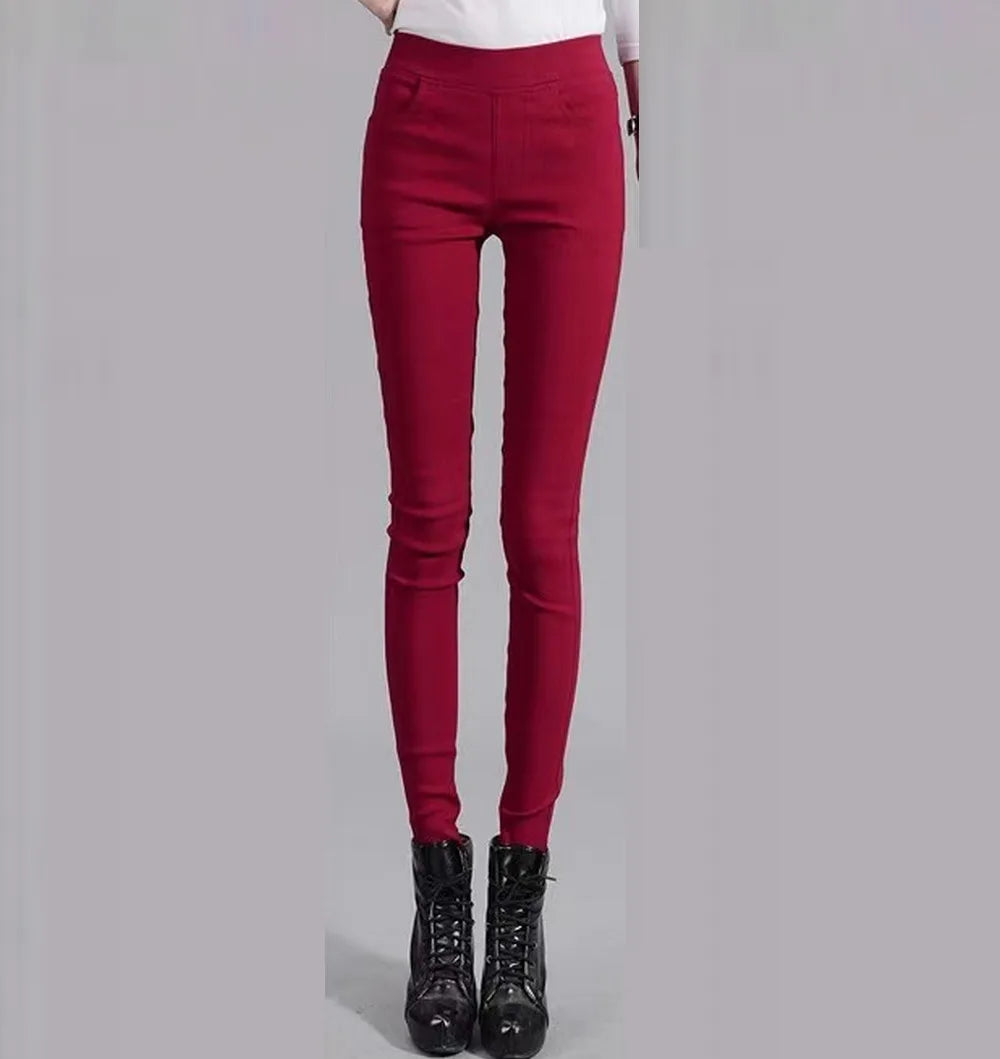 KK BRAND – Women’s High-Waist Stretch Denim Pants | Comfortable &amp; Stylish Everyday Fit | 2025