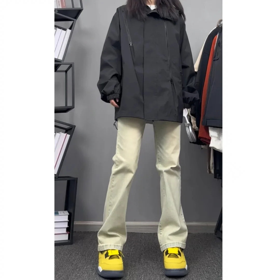 KK BRAND – Women’s Vintage High-Waist Flare Jeans | All-Season Bell Bottom Style | 2025