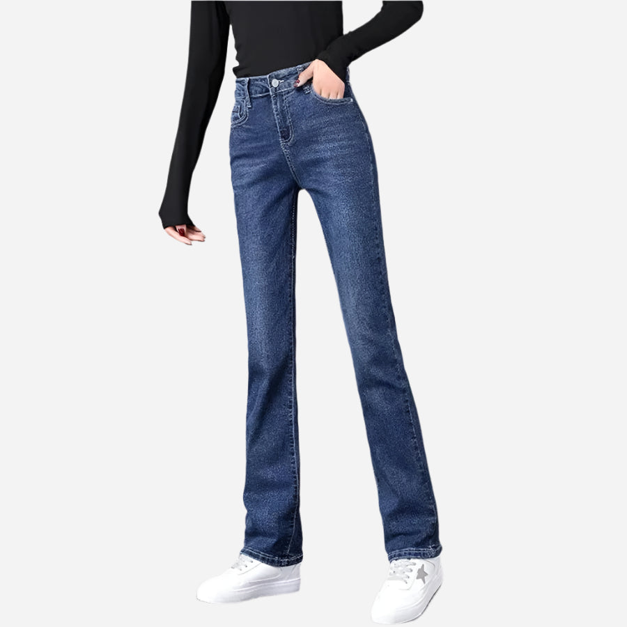KK BRAND | High-Waisted Winter Denim for Women & GIRLS | SMART SLIM FIT | COTTON-STRETCH BLEND 2025