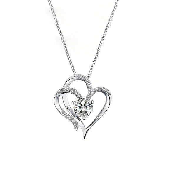 💖 KK BRAND | Women’s Heart Pendant Necklace – Cute, Romantic &Timeless  Elegant Heart Zircon Necklace 💖  | 2025