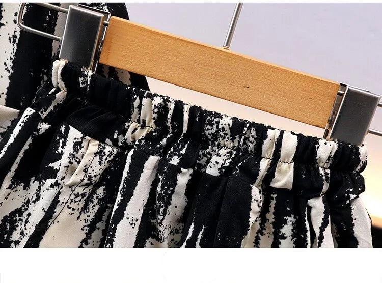 🎨 KK BRAND BOYS’ MULTI-COLOR CONTRAST PRINTED SHIRT & SHORTS SET (4–6 YEARS) | 2025