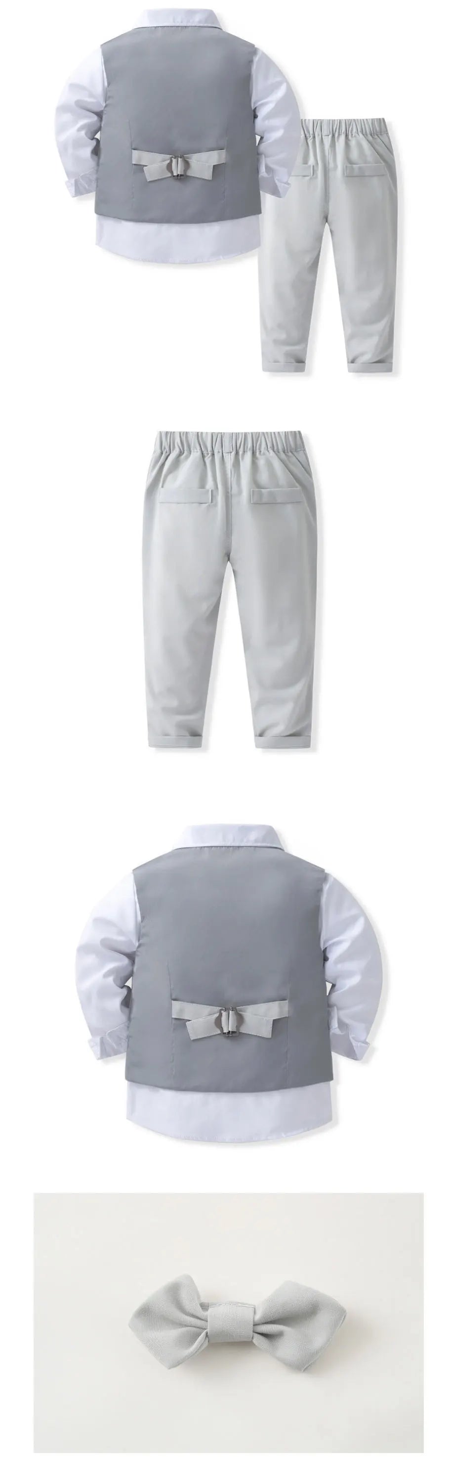 KK BRAND -Kids’ 3-Piece Gentleman Suit Set –  For birthdays, weddings, or special family events 2025