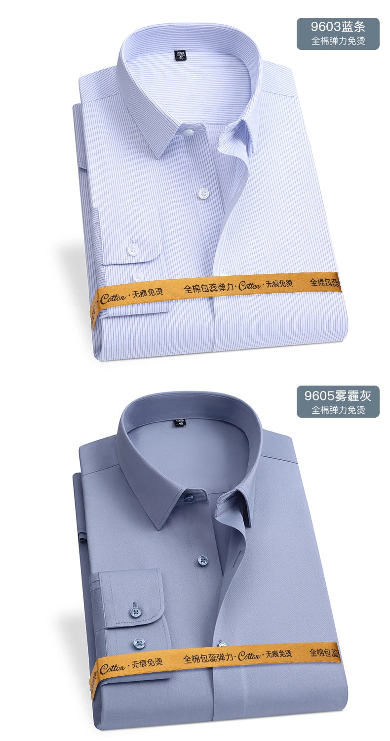 KK BRAND FULL-LINED MEN’S BODY-FIT DRESS SHIRT – SPRING 2025 EDITION