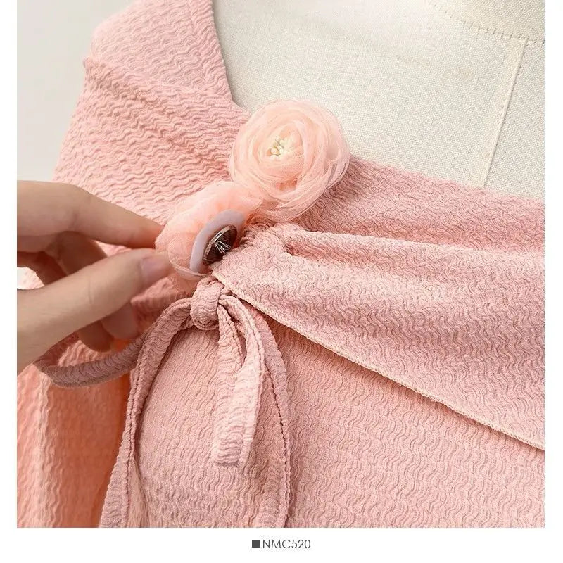 ☀️ KK BRAND SLASH NECK BATWING CROP TOP – SHIRT.EFFORTLESS ELEGANCE. SOFT STRETCH. BREEZY CHARM.| 2025