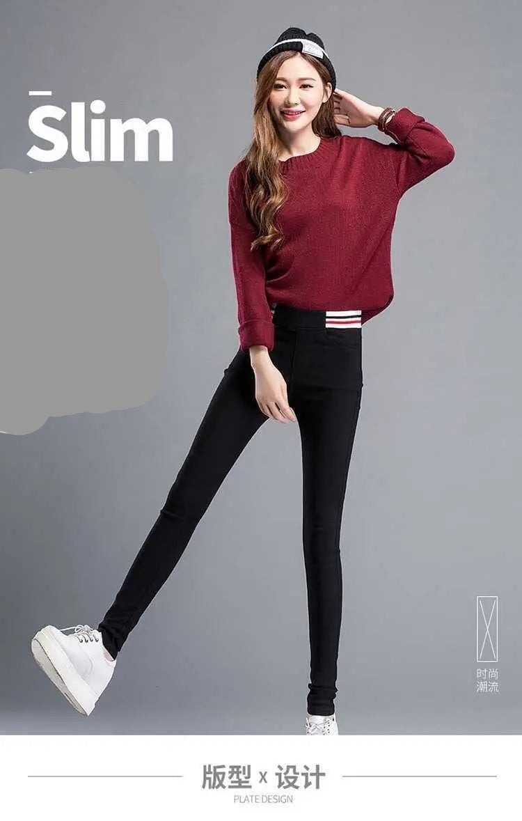 KK BRAND | Women’s Low-Waist Stylish Denim Pants | Slim Fit Batik-Inspired Comfort for Everyday Wear | 2025