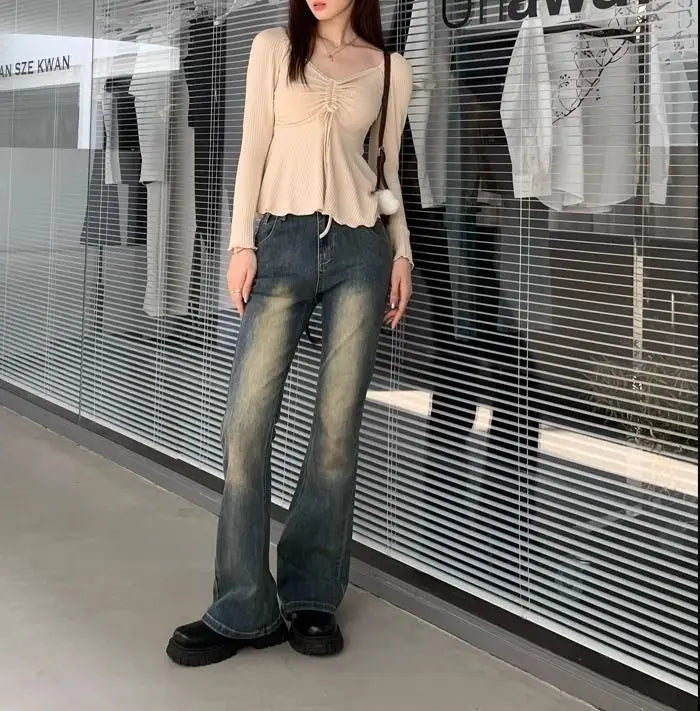 👚 KK BRAND WOMEN’S STYLISH V-NECK T-SHIRT TOP – SPRING - SUMMER | 2025