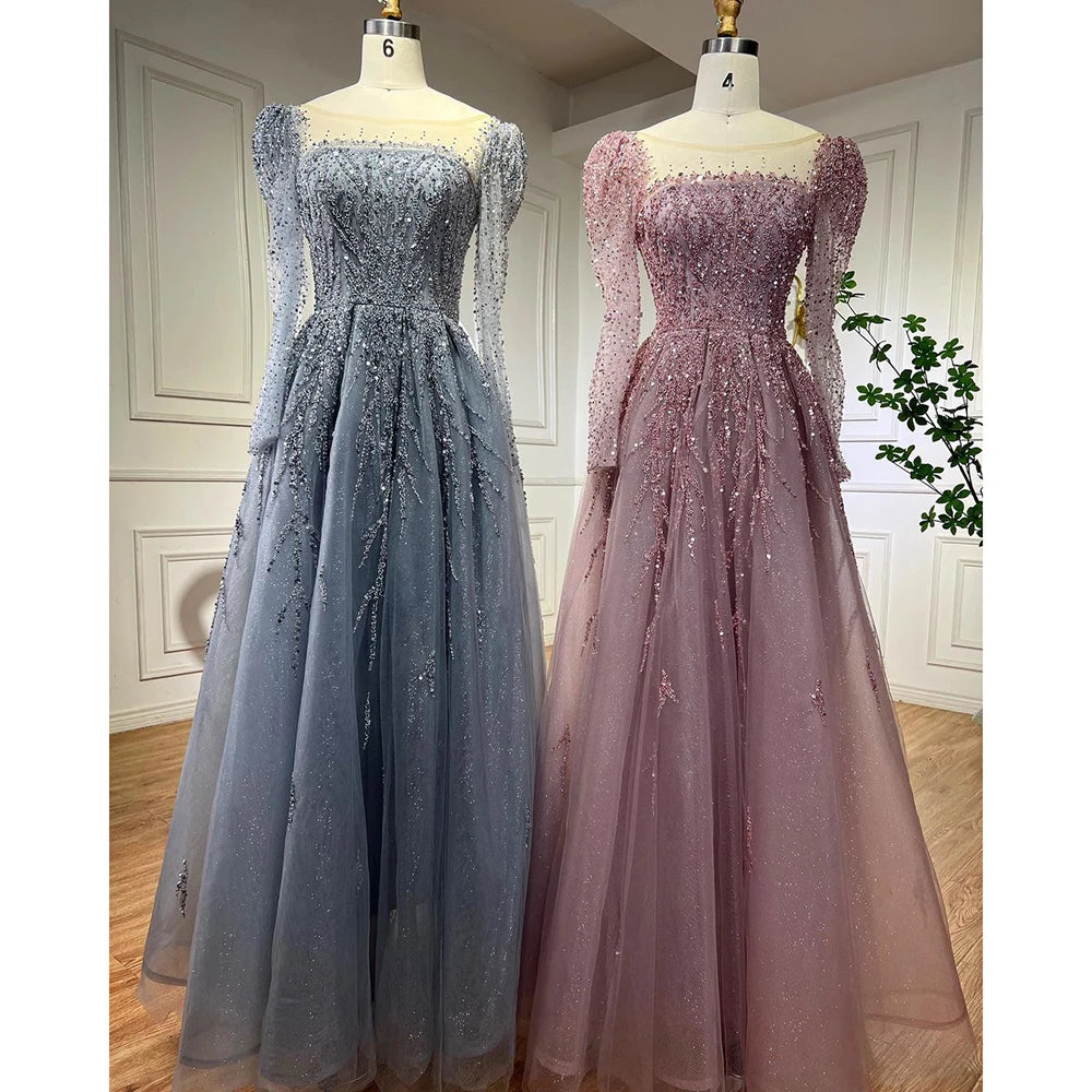💫 Exquisite Full-Sleeve Tulle A-Line Dress – KK BRAND Signature Elegance  women and girls who appreciate timeless beauty. 2025