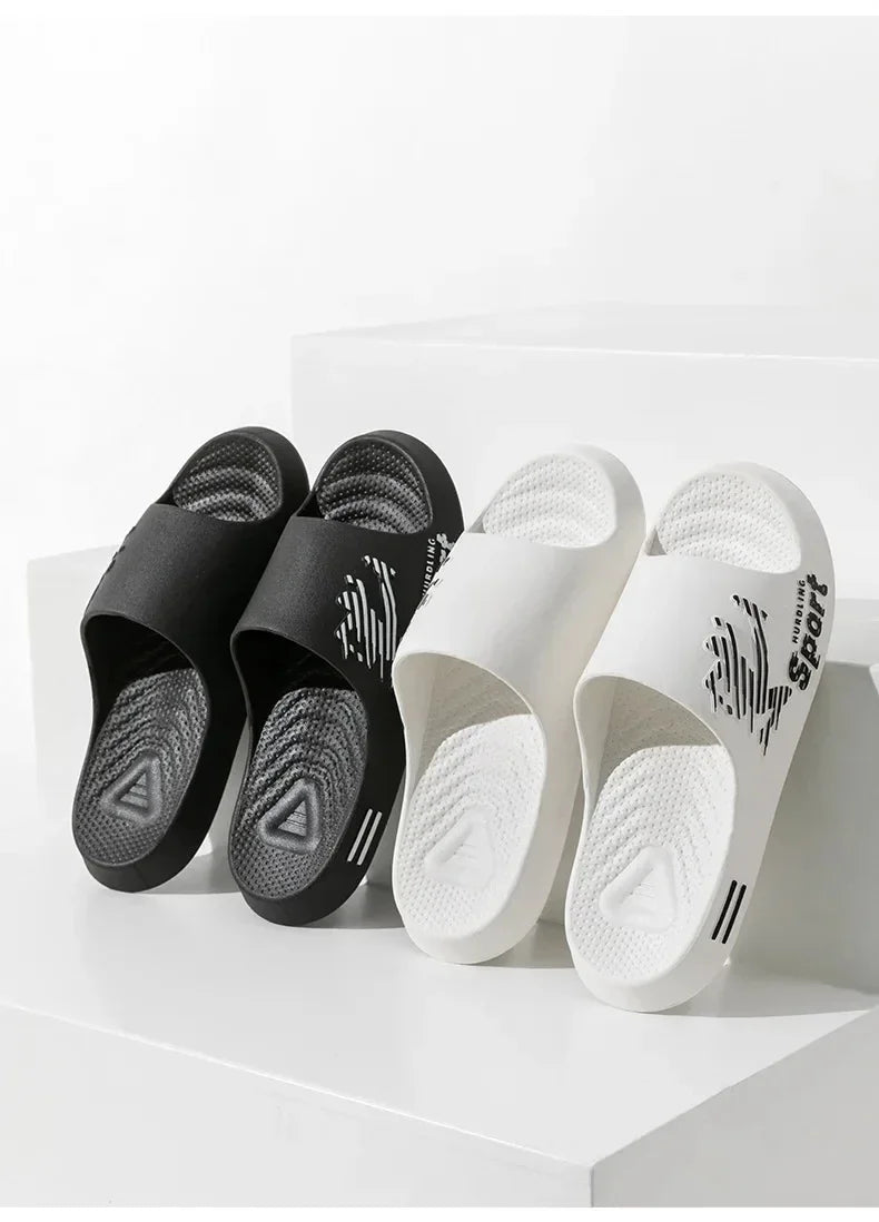 🧘♀️ KK BRAND – Solid PVC Slippers Lightweight Comfort, Street-Ready Vibe Beach Couple Slippers🧘♀️ 2025