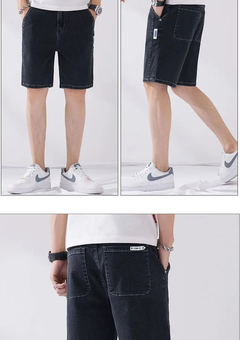 🔷 KK BRAND – Men’s Denim Comfort Shorts Effortlessly casual. Perfectly cut. Seriously comfortable 2025