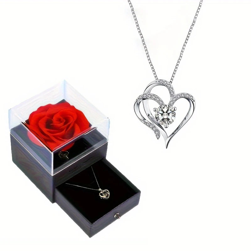 💖 KK BRAND | Women’s Heart Pendant Necklace – Cute, Romantic &Timeless  Elegant Heart Zircon Necklace 💖  | 2025