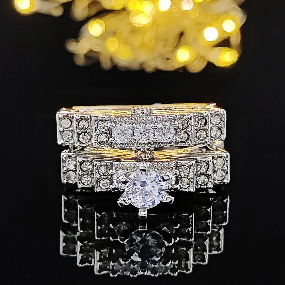 KK BRAND – Stylish Metal Ring Set for Women  ELEGANT  DURABLE | ENGAGEMENT-READY Silver COLORS | 2025